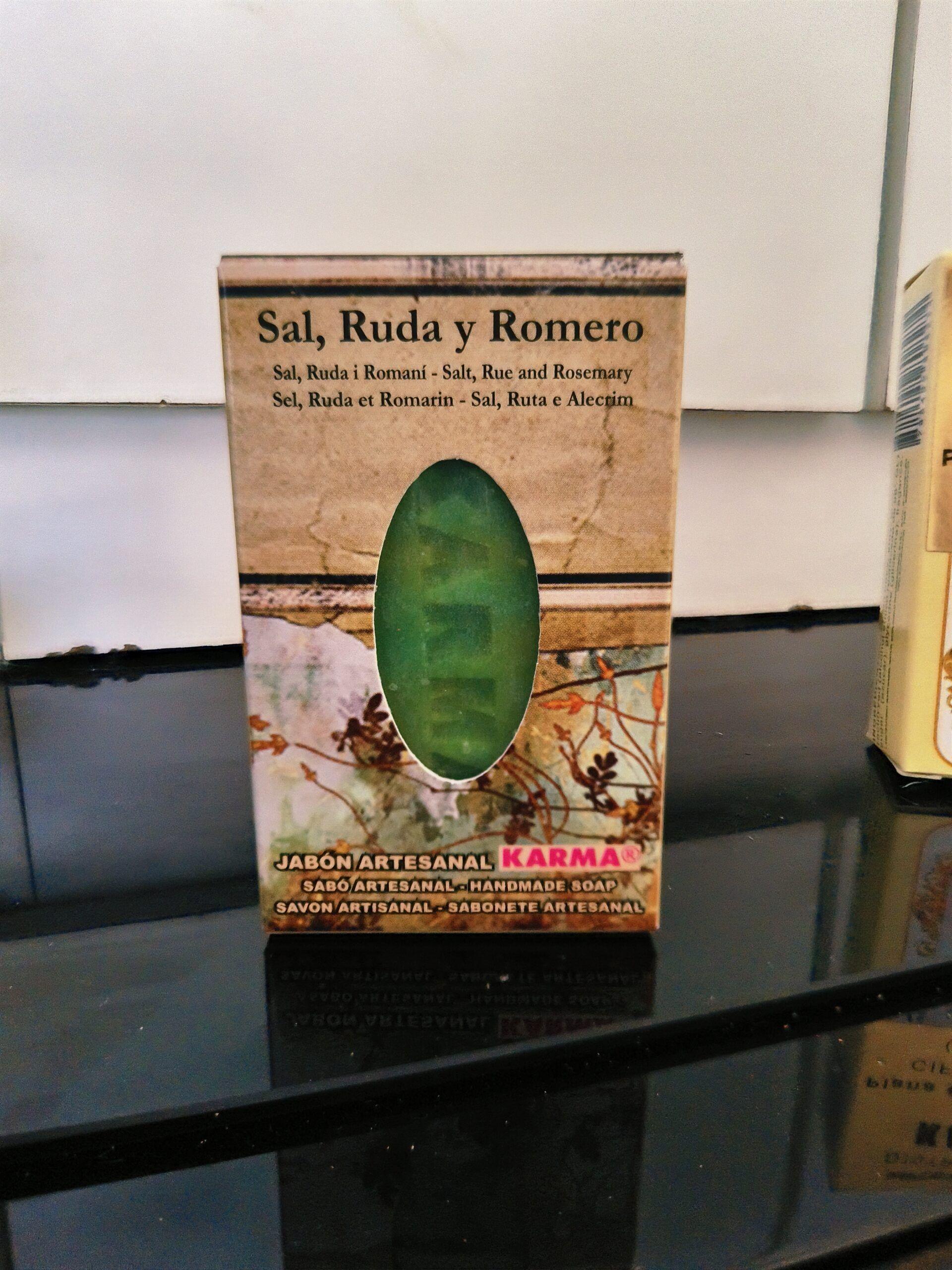 Jabon Sal Ruda y Romero - energia renovada - 100 g 1 Jabon Sal Ruda y Romero - energia renovada - 100 g