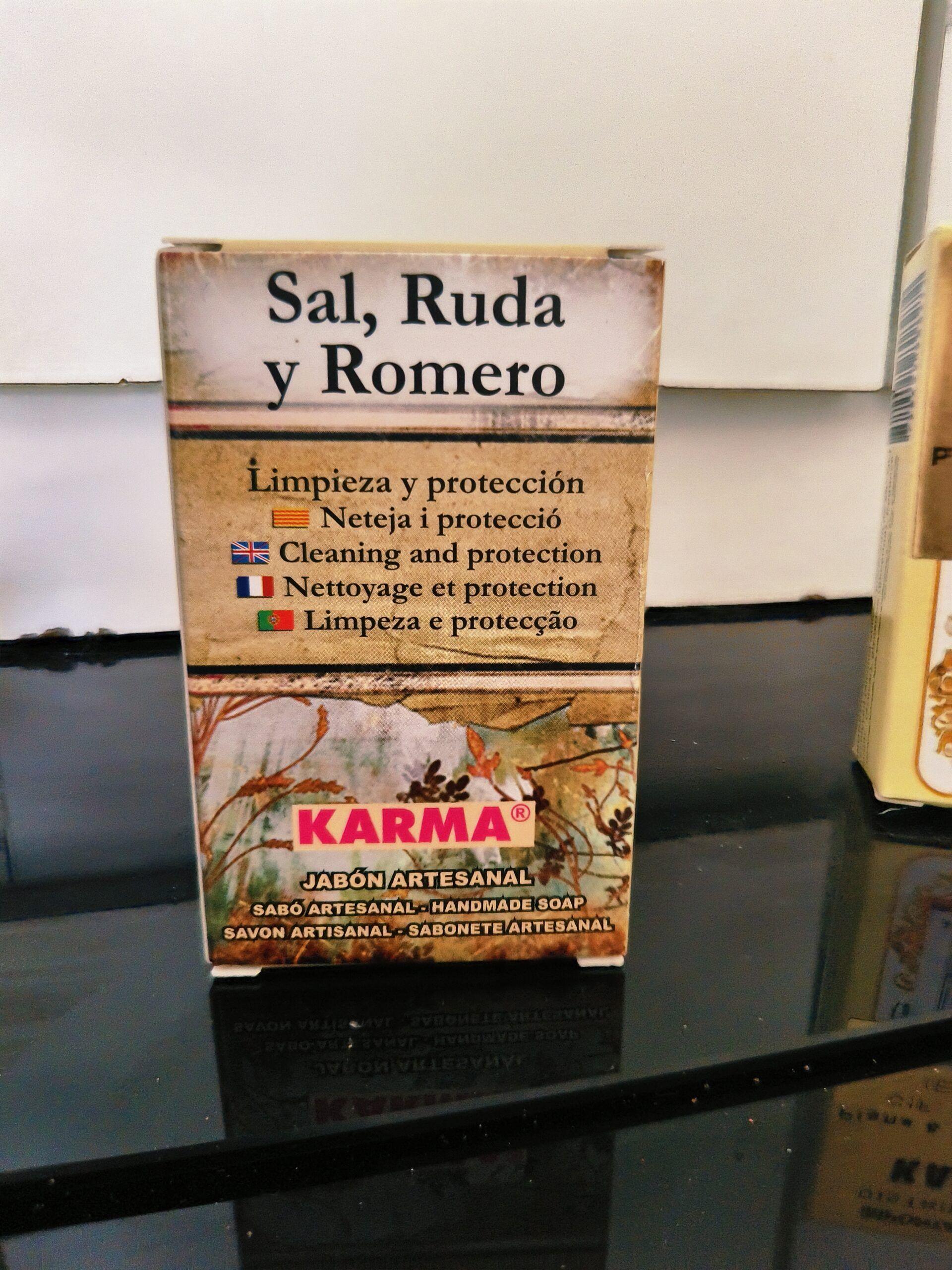 Jabon Sal Ruda y Romero - energia renovada - 100 g 2 Jabon Sal Ruda y Romero - energia renovada - 100 g - Imagen 2