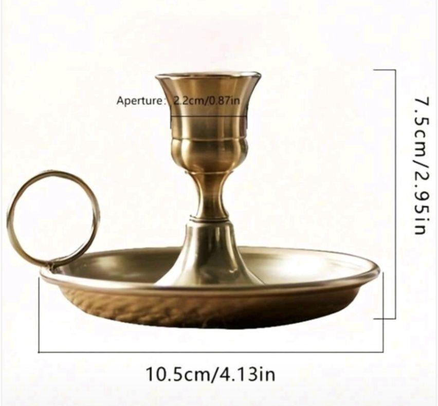 Candelabro dorado elegante 2 Candelabro dorado elegante - Imagen 2