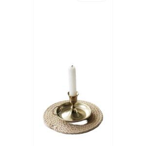 Candelabro dorado elegante