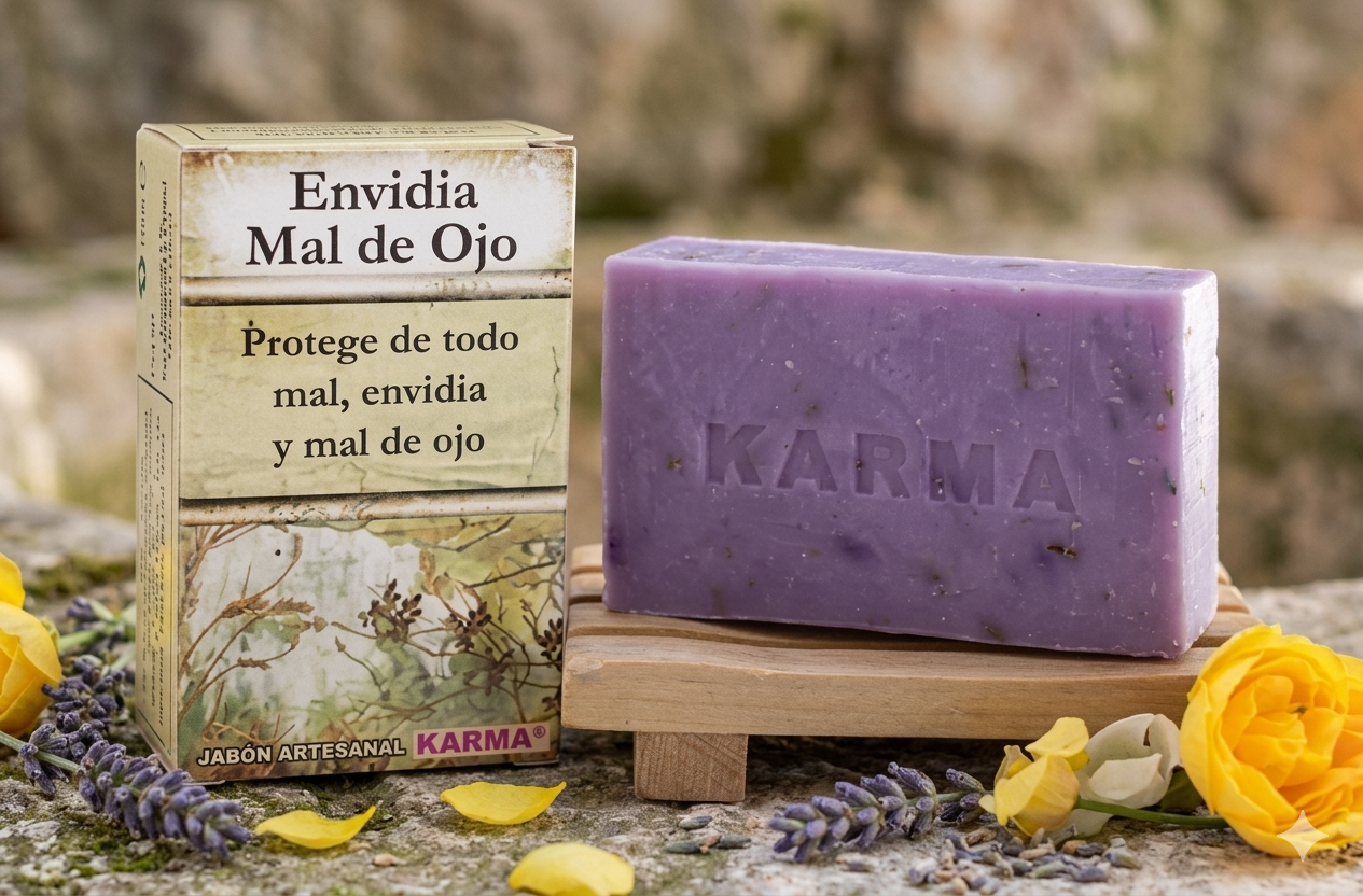 Jabón Artesanal – Envidia y Mal de Ojo (Protección y Limpieza) 1 Jabón Artesanal – Envidia y Mal de Ojo (Protección y Limpieza)