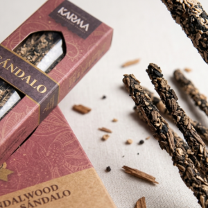 Incienso Orgánico de Sándalo (25g - 10 Sticks)
