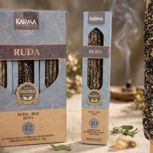 Incienso Orgánico de Ruda (25g - 10 Sticks)