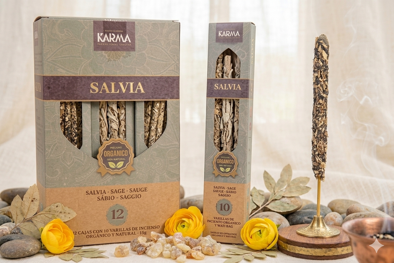 Incienso Orgánico Artesanal – Salvia (Sage) 1 Incienso Orgánico Artesanal – Salvia (Sage)