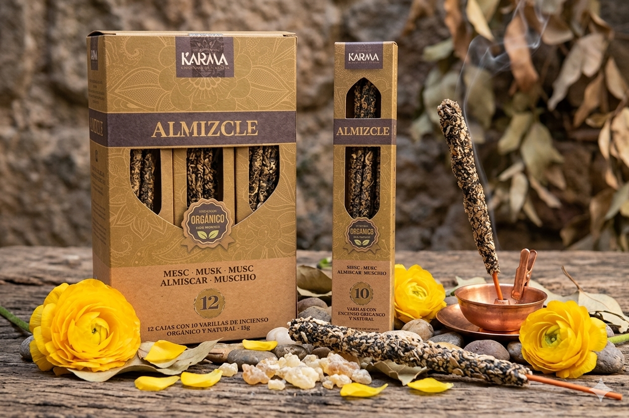 Incienso Orgánico Artesanal – Almizcle (Musk) 2 Incienso Orgánico Artesanal – Almizcle (Musk) - Imagen 2