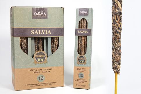 Incienso Orgánico Artesanal – Salvia (Sage) 2 Incienso Orgánico Artesanal – Salvia (Sage) - Imagen 2
